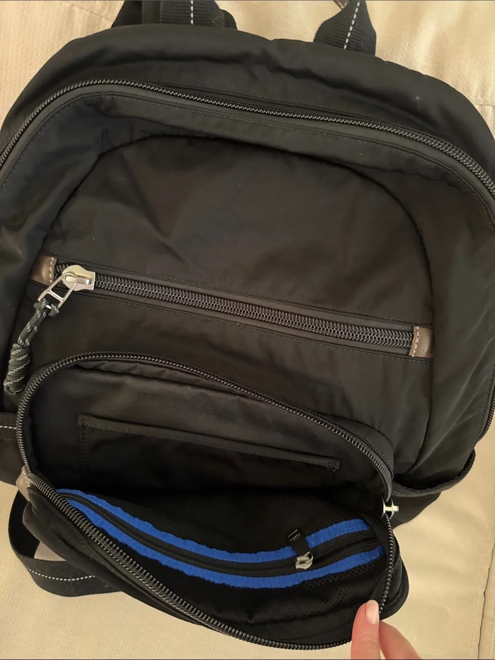 Fossil Black Everyday Nylon Backpack
